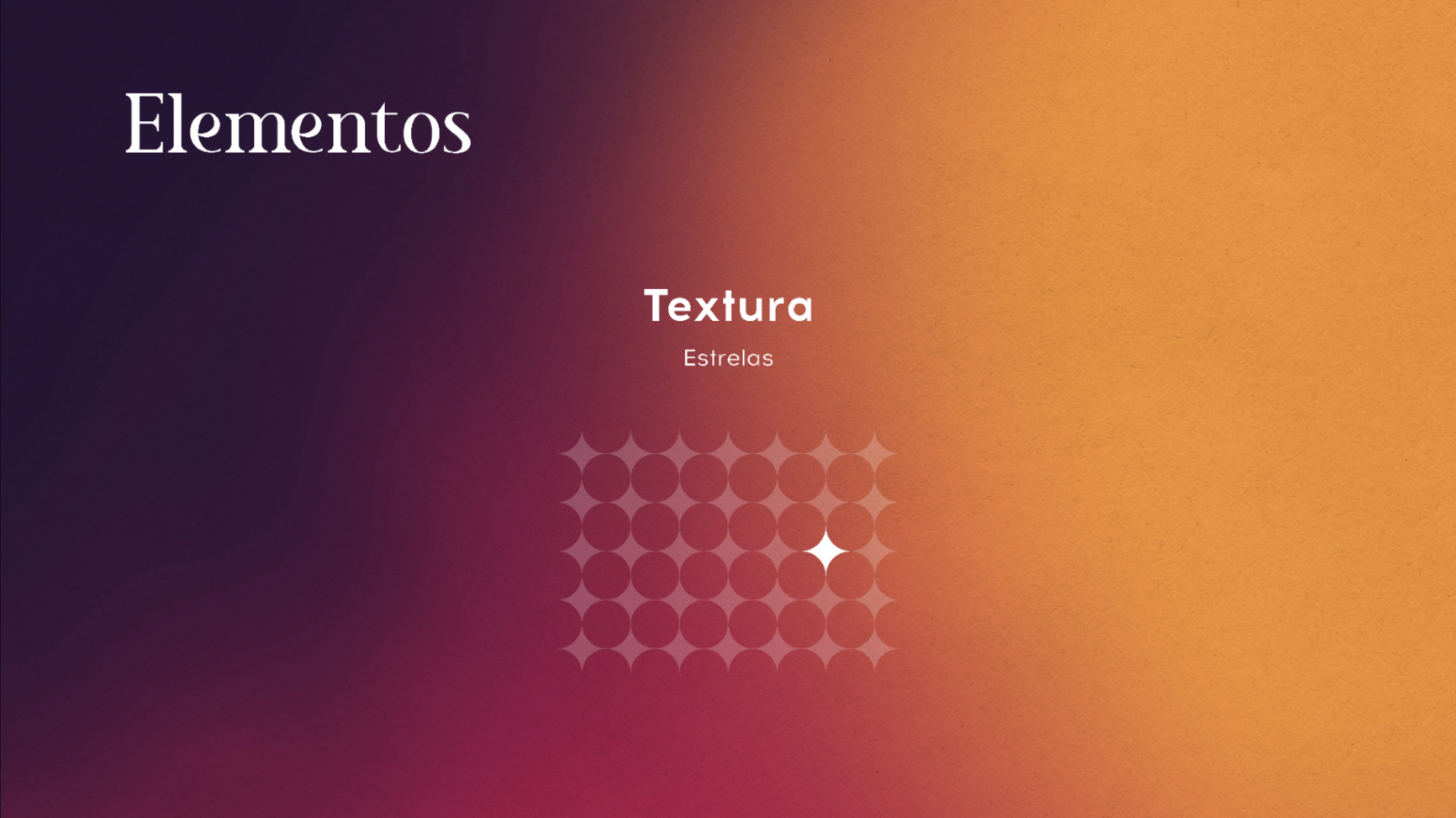 Textura de estrelas